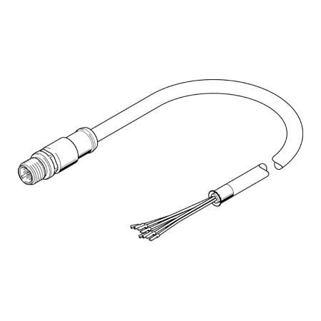 Festo Connecting Cable NEBS-SM12G12-E-0.5-N-LE12 NEBS-SM12G12-E-0.5-N-LE12
